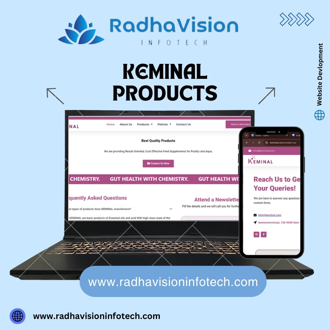 Keminal - WordPress Website by RadhaVision Infotech