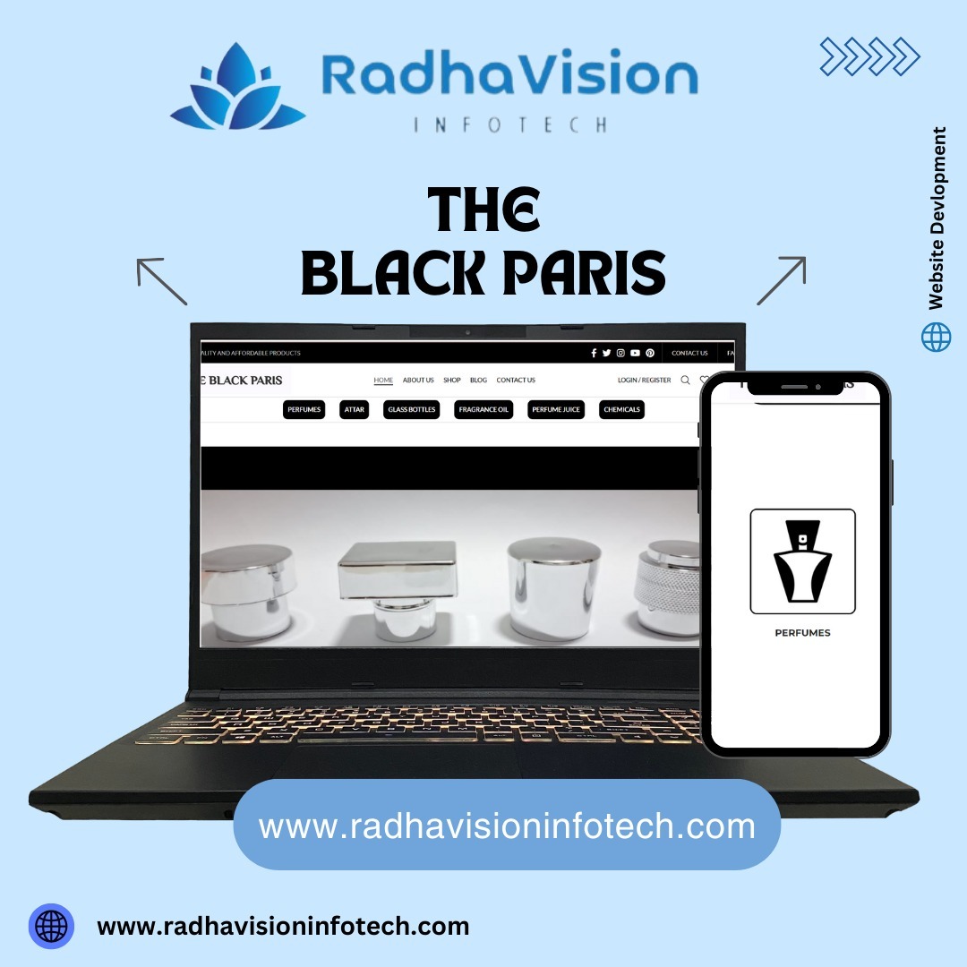 The Black Paris - WordPress Website by RadhaVision Infotech